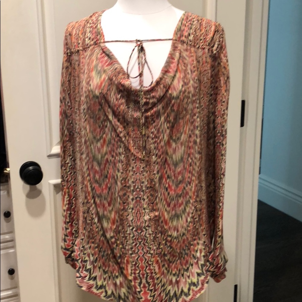Haute Hippie drapey blouse